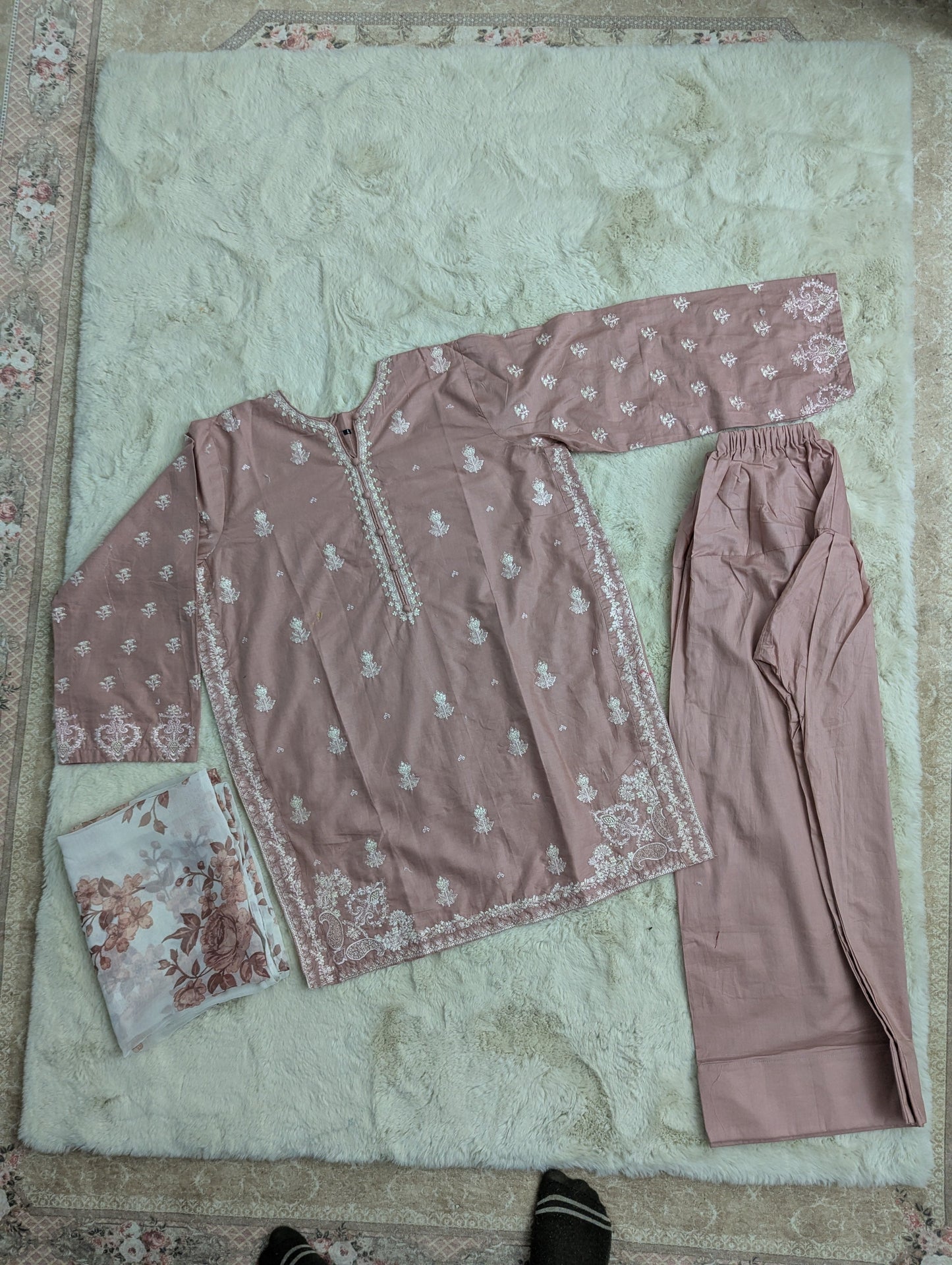 Anaya DRESS 3 PC EMBROIDERY