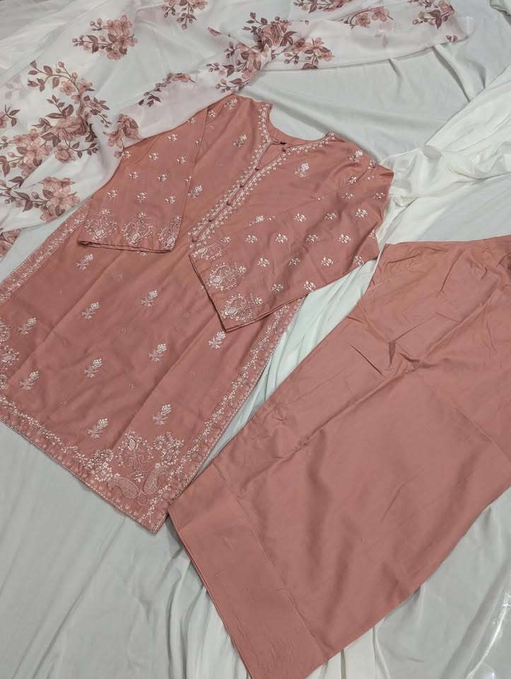 Anaya DRESS 3 PC EMBROIDERY