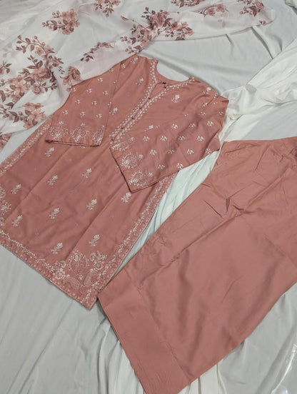 Anaya DRESS 3 PC EMBROIDERY