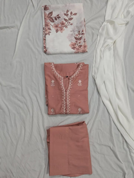 Anaya DRESS 3 PC EMBROIDERY