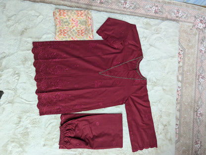 MEHROZ 3 PC EMBROIDERY