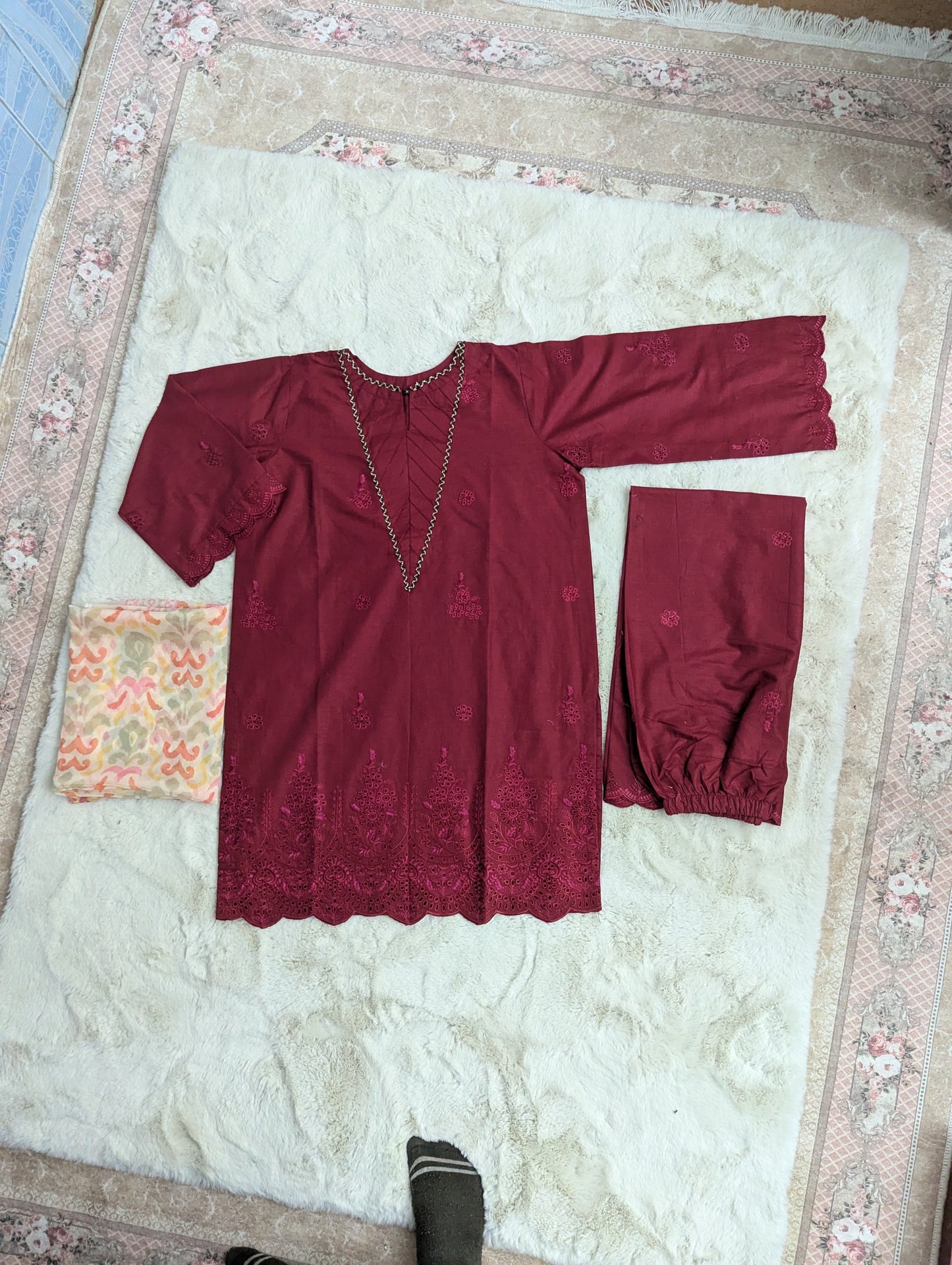 MEHROZ 3 PC EMBROIDERY