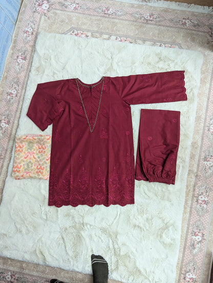 MEHROZ 3 PC EMBROIDERY
