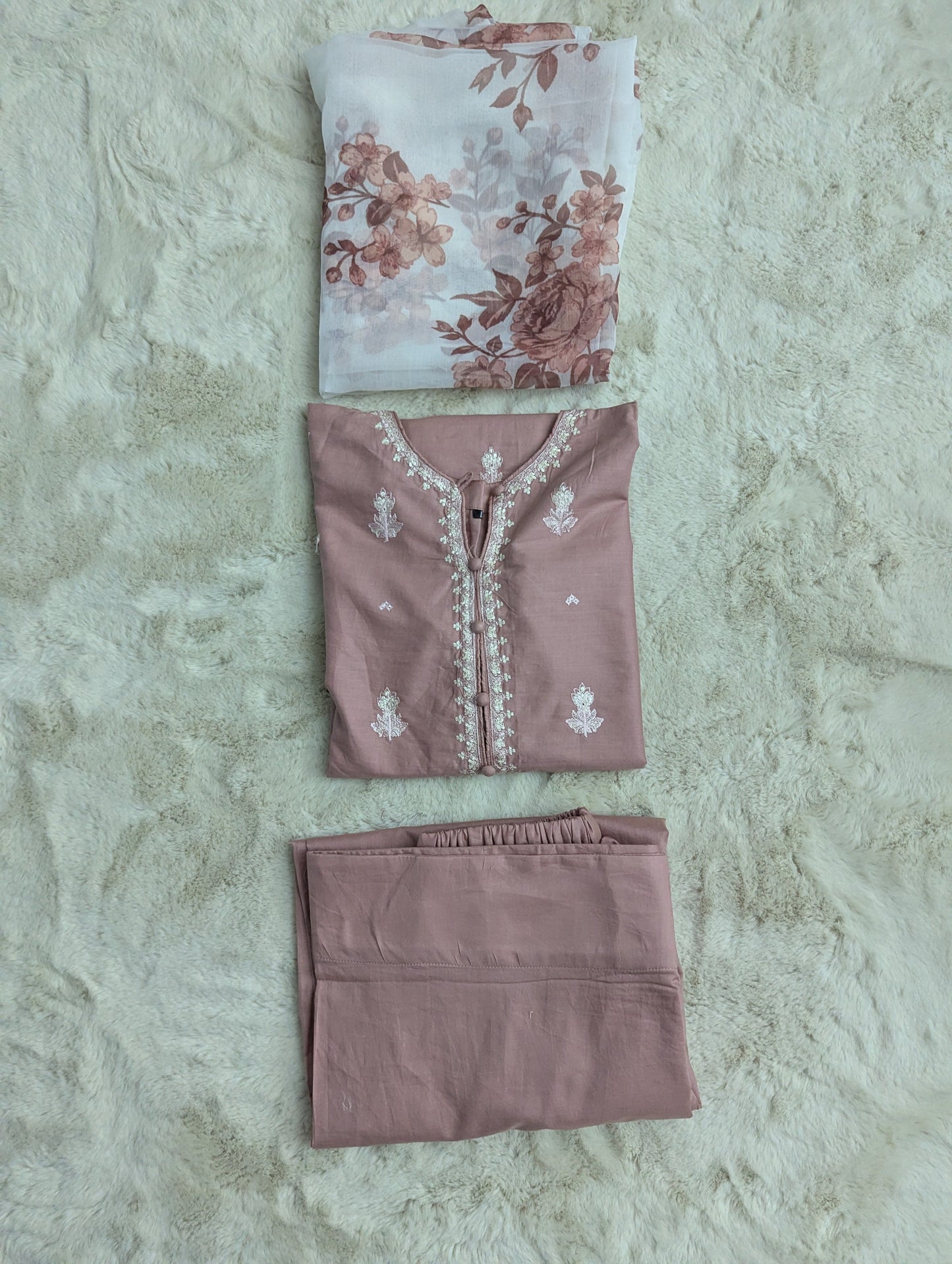 Anaya DRESS 3 PC EMBROIDERY