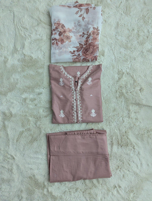 Anaya DRESS 3 PC EMBROIDERY