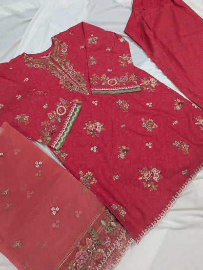 LOVE 3 PC EMBROIDERY